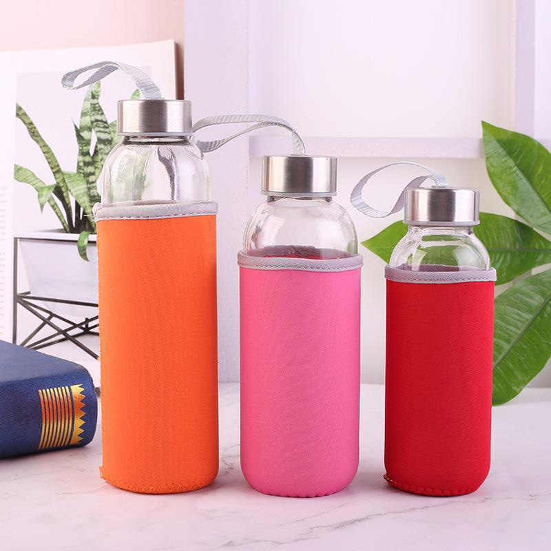 Sports Equipment Advertisement - 500ml 유리 스포츠 물병 휴대용 투명