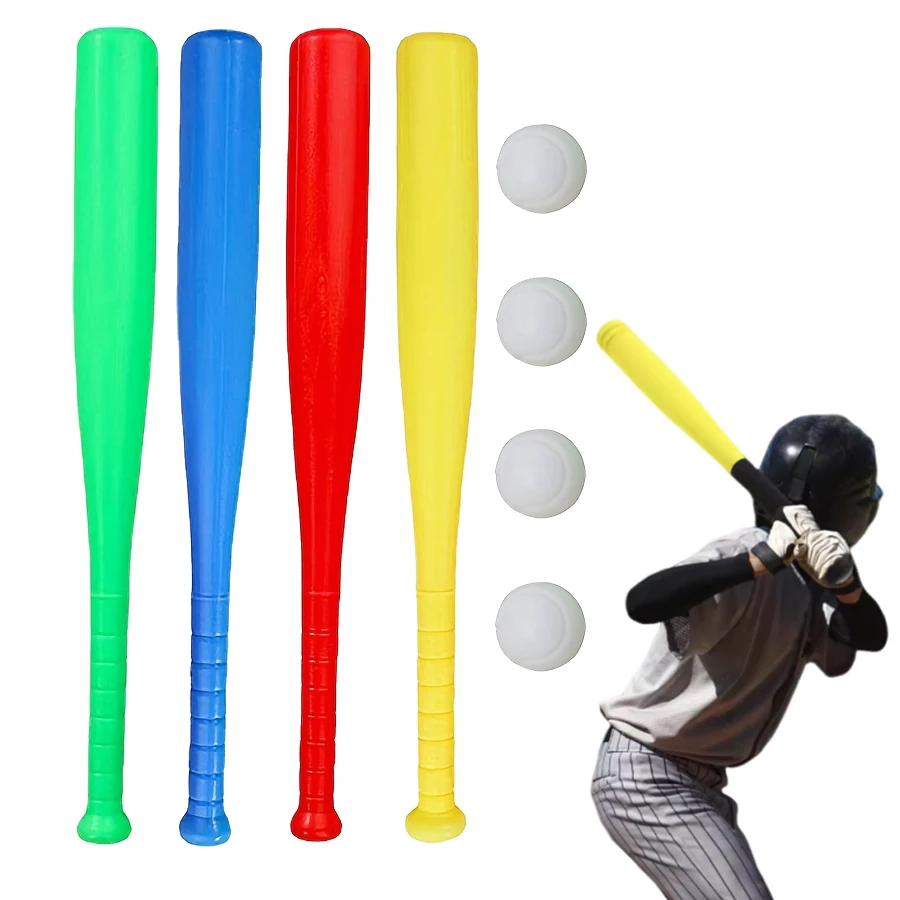 Sports Equipment Bat - 2/4pcs 초보자를위한 공 세트 훈련 연습
