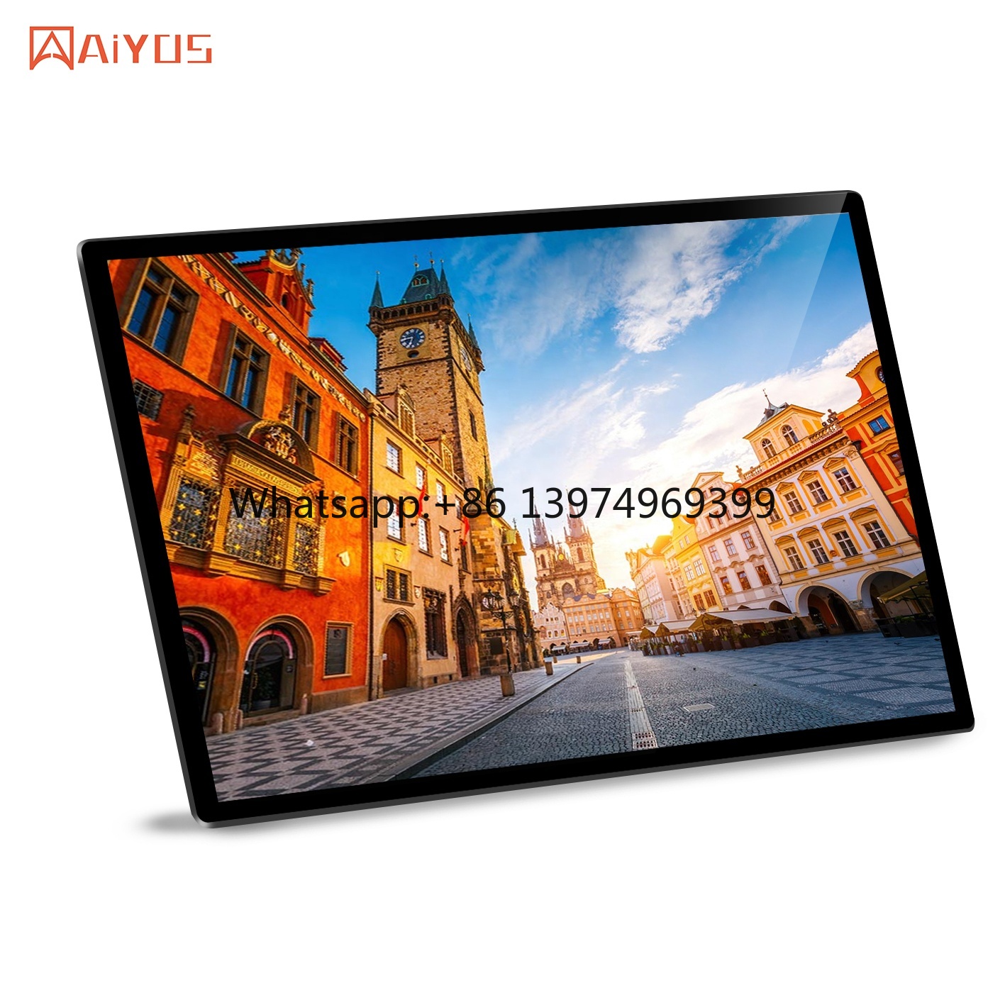 Sports Equipment Advertisement - 상업용 15.6인치 디지털 사이니지 태블릿 PC