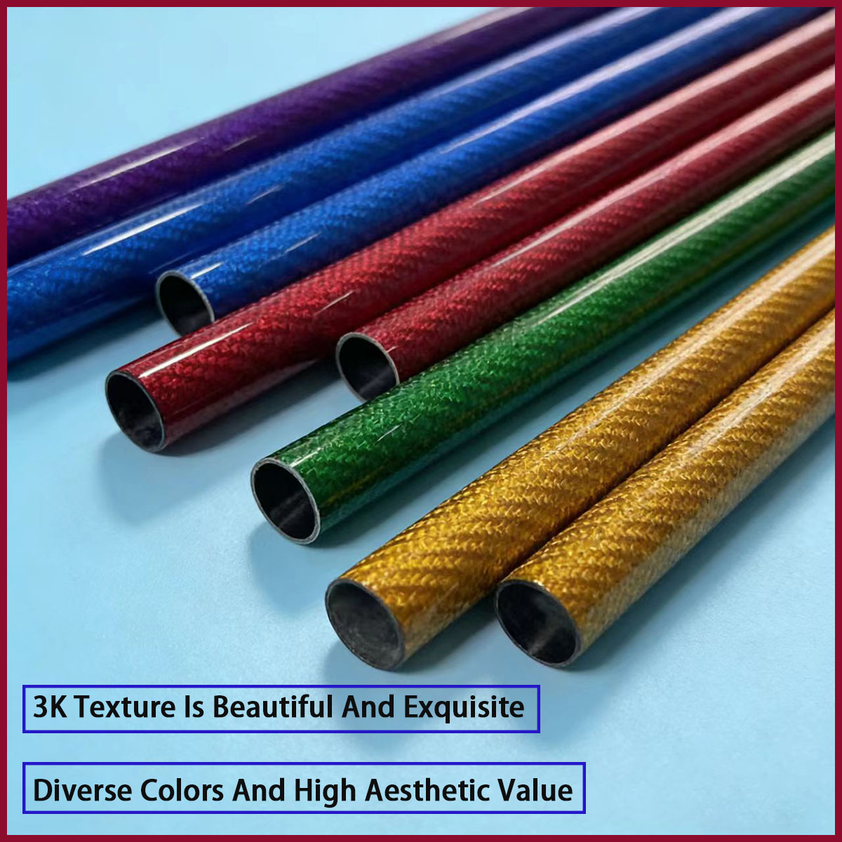 외경 10-18mm 컬러 3k 탄소 섬유 원형 튜브,  - Sports Equipment Used 리뷰 및 가격