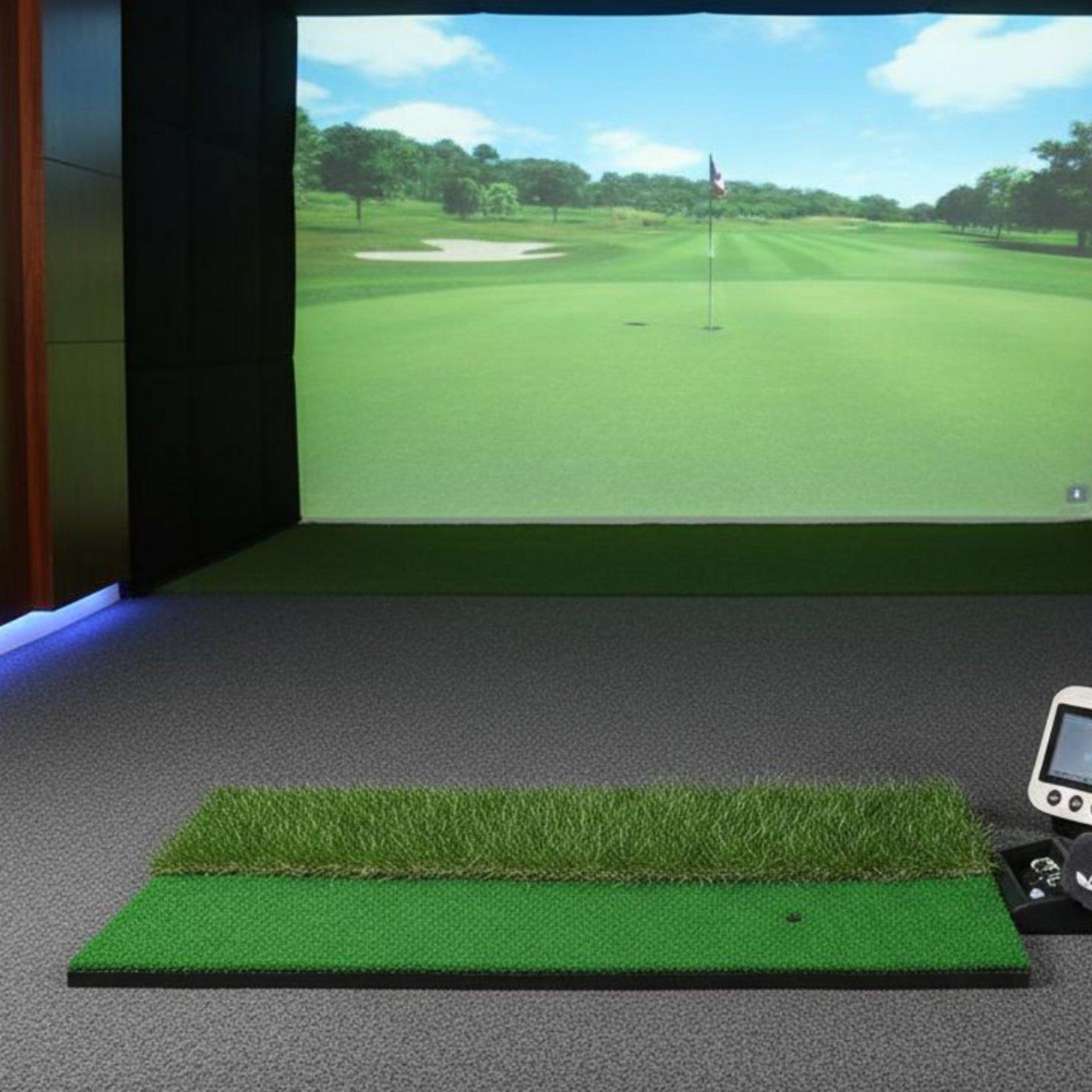가정용 스윙 연습 패드, 이중 잔디 골프 타격 매트,  - Sports Equipment You Hit 리뷰 및 가격