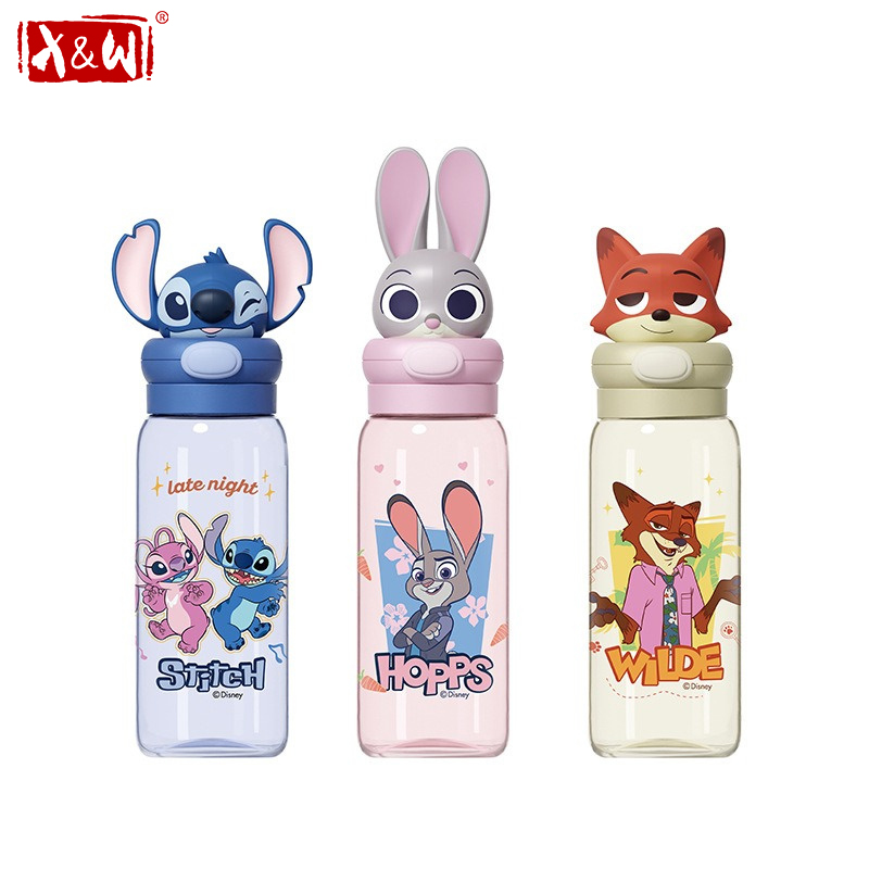 디즈니 X&W 휴대용 물병 550ML 만화 캐릭터 뚜껑 - X Sports Equipment 리뷰 및 가격