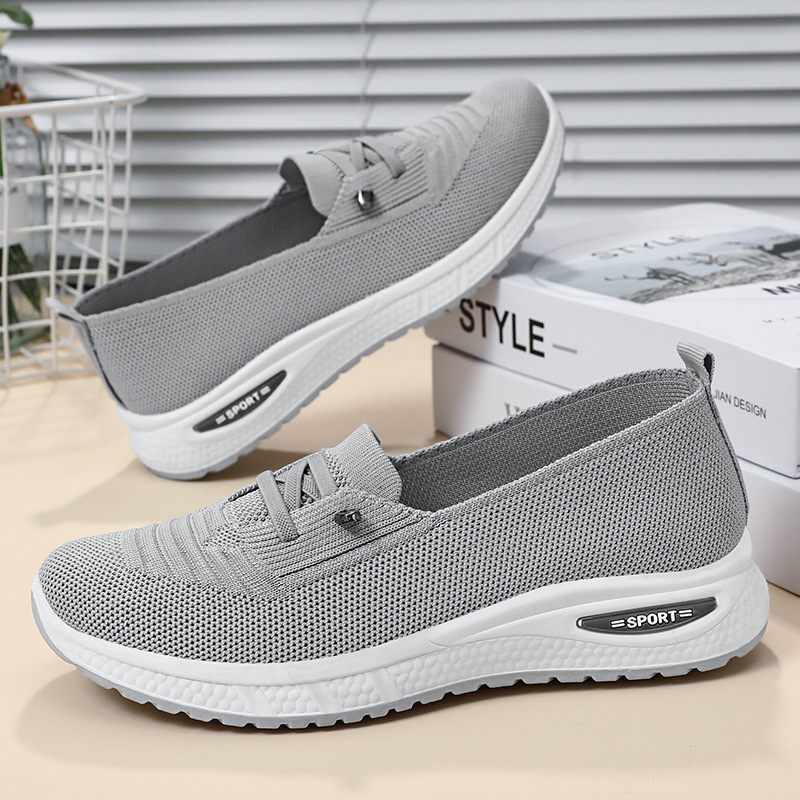 여성용 오버사이즈 캐주얼 슈즈, 통기성 있는 싱글 슈즈 - Sports Equipment For Running 리뷰 및 가격