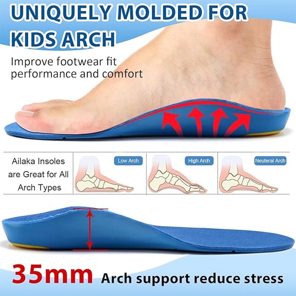 성인 아동용 교정용 깔창 평발용 아치 지지대 하이 아치 - Sports Equipment For Running 리뷰 및 가격