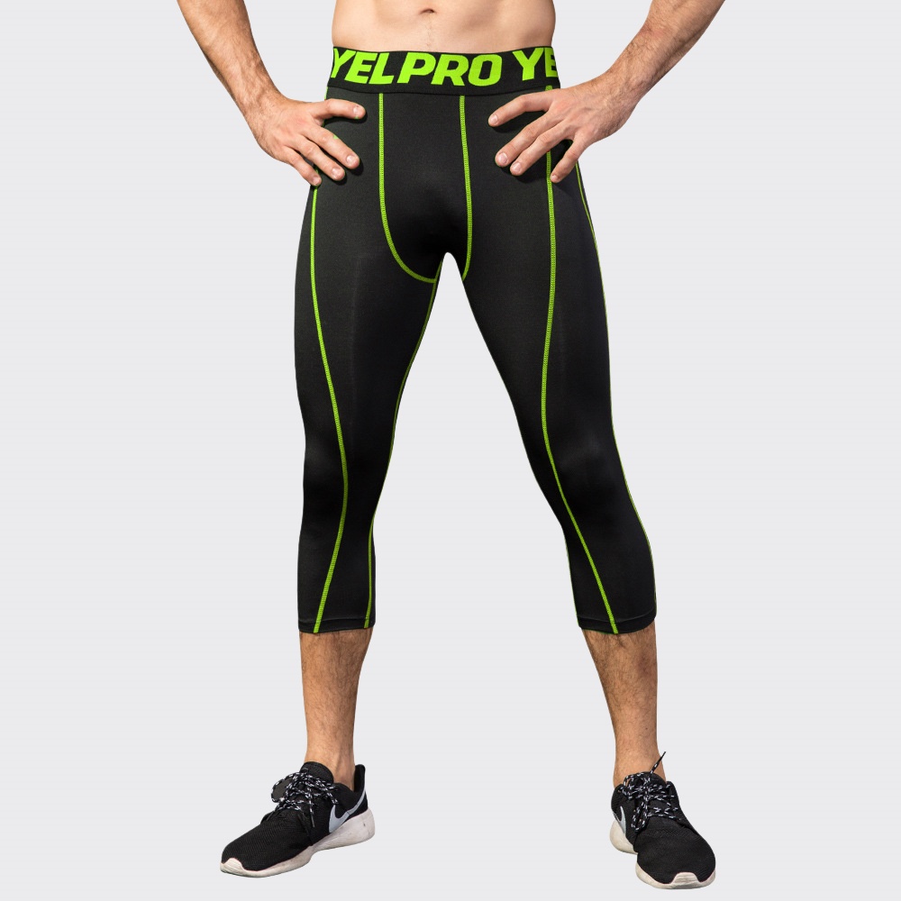남성용 컴프레션 피트니스 레깅스 스포츠웨어 스포츠 팬츠 - Sports Equipment Logo 리뷰 및 가격
