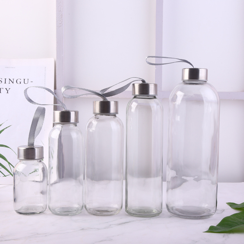 500ml 유리 스포츠 물병 휴대용 투명 300ml 4 - Sports Equipment Advertisement 리뷰 및 가격