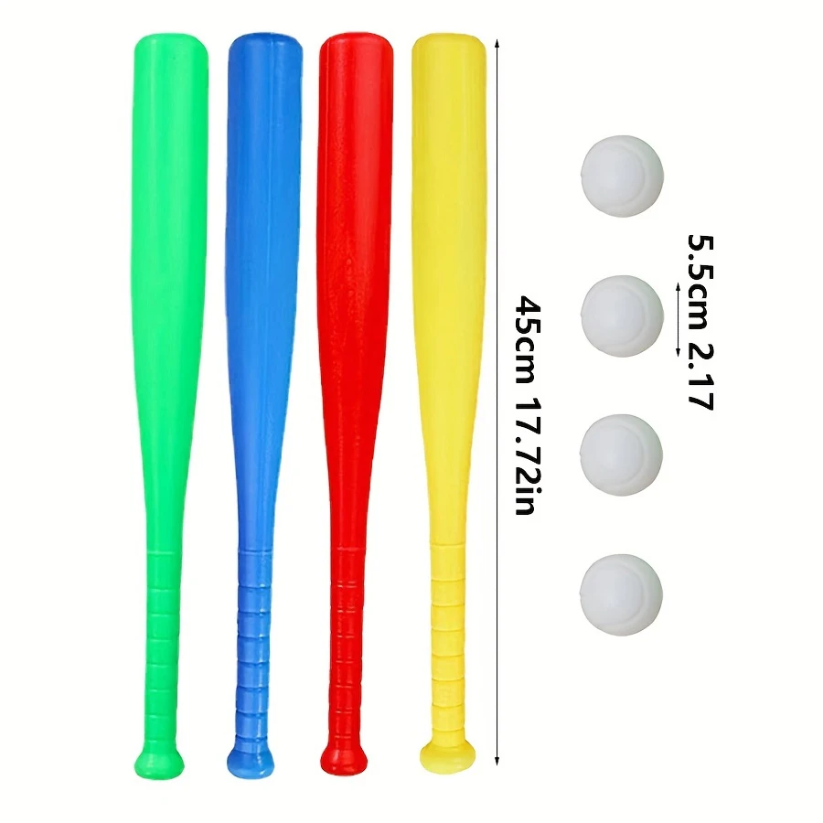 2/4pcs 초보자를위한 공 세트 훈련 연습 박쥐와 경 - Sports Equipment Bat 리뷰 및 가격