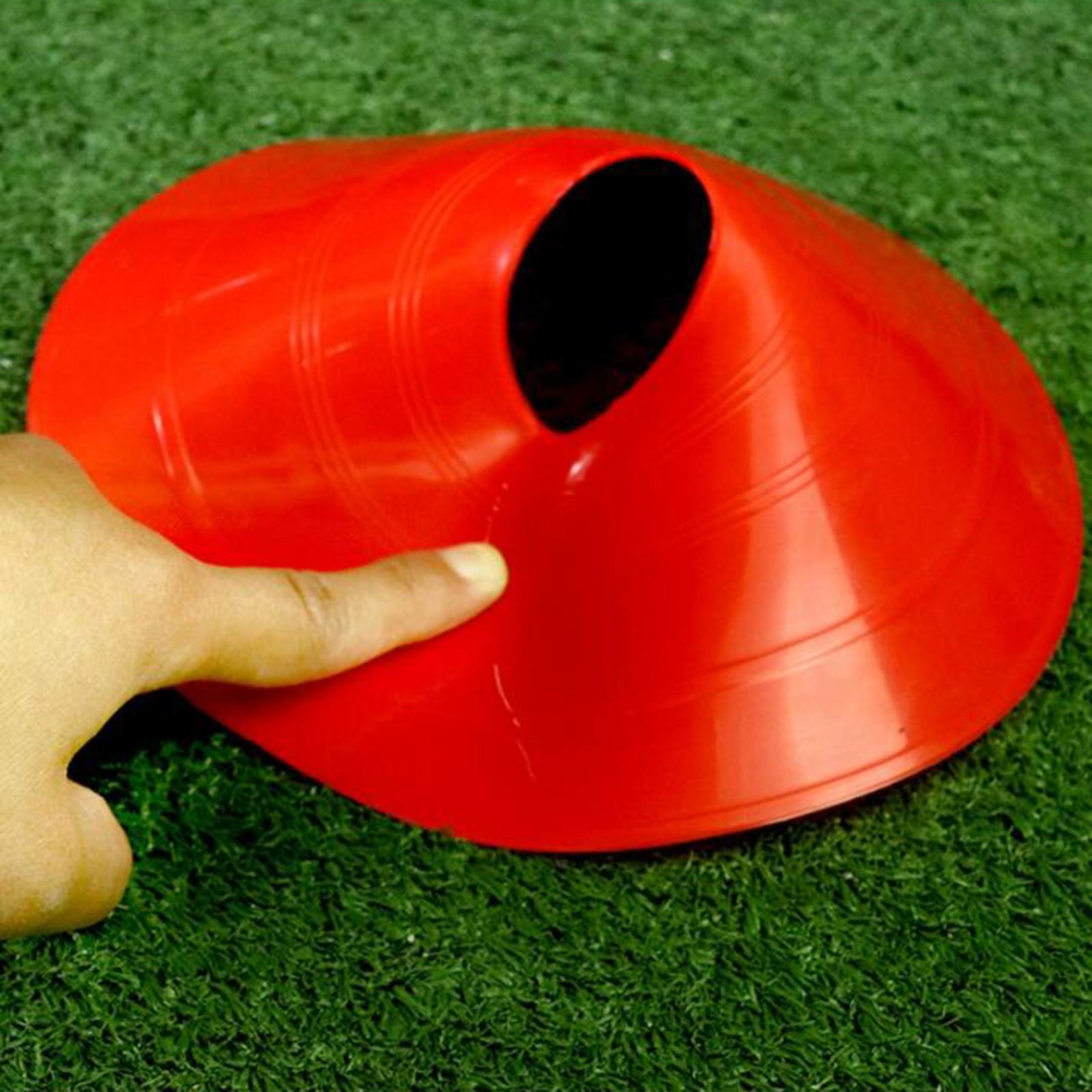 축구 콘 세트 플라스틱 마커 디스크 다용도 민첩성 훈련 - Sports Equipment In School 리뷰 및 가격