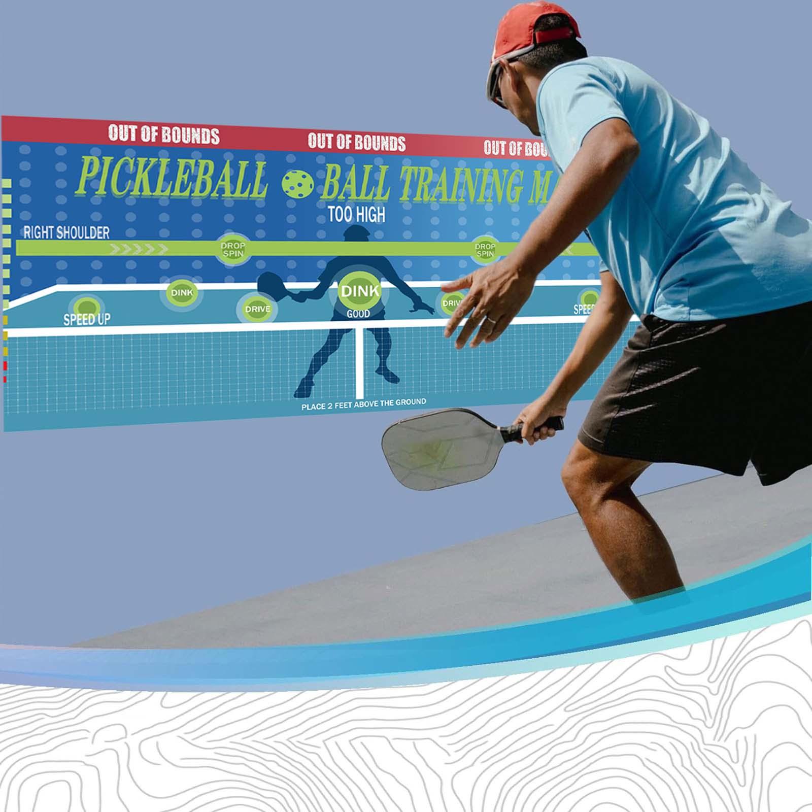 피클볼 딩크 패드 타격 연습 벽 포스터 매트 실내 스포 - Sports Equipment Bat 리뷰 및 가격