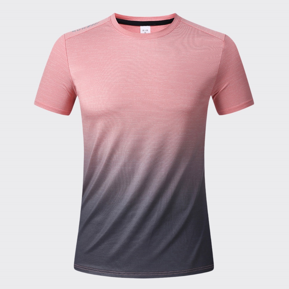 남성 피트니스 러닝 티셔츠 체육관 스포츠 그라데이션 셔 - Sports Equipment For Running 리뷰 및 가격