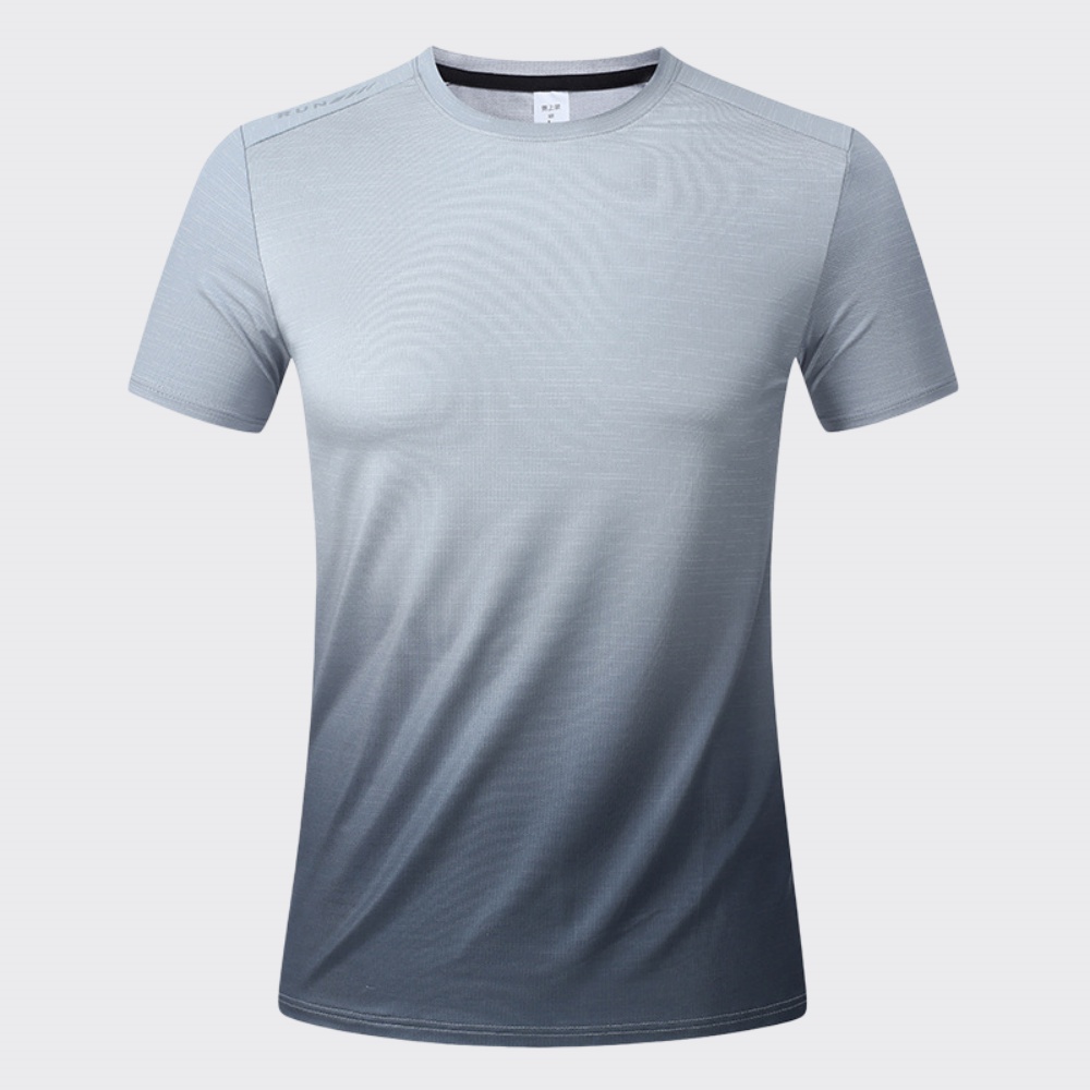 남성 피트니스 러닝 티셔츠 체육관 스포츠 그라데이션 셔 - Sports Equipment For Running 리뷰 및 가격