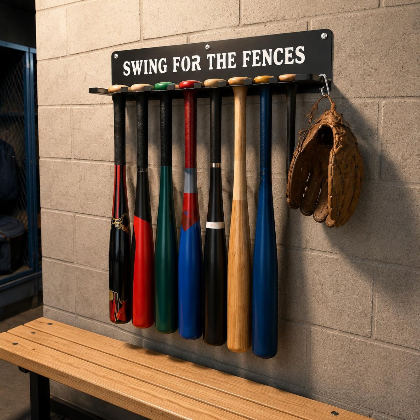 14개의 배트를 수납할 수 있는 스포츠 장비 보관 랙, - Sports Equipment Bat 리뷰 및 가격